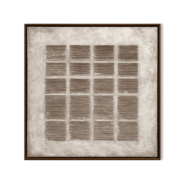 Calm Grid – Minimal Textured Painting #awp90 Painting artwepaint 