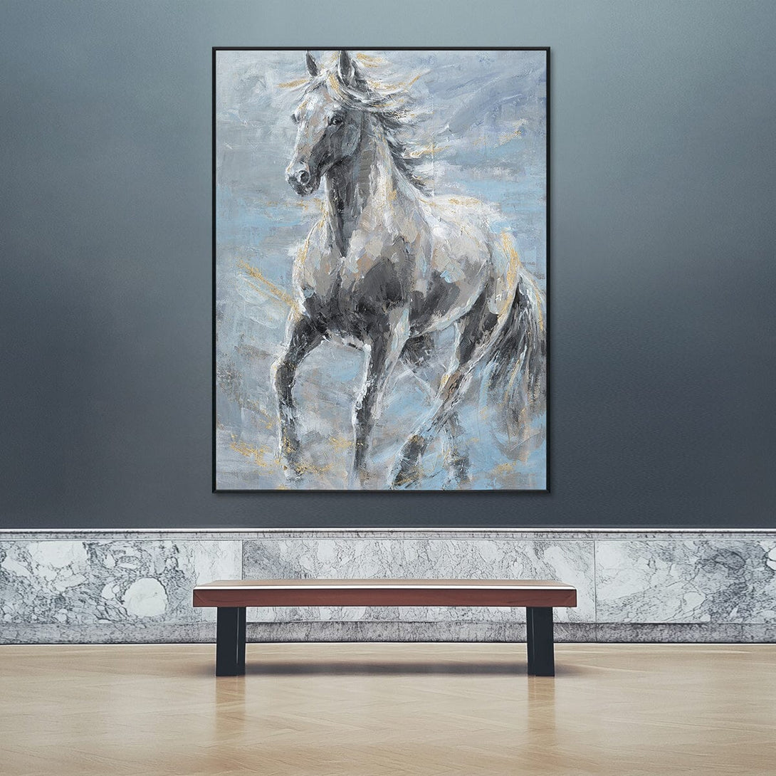 Chasing Wind – Running Horse Abstract#L0523 Painting artwepaint 