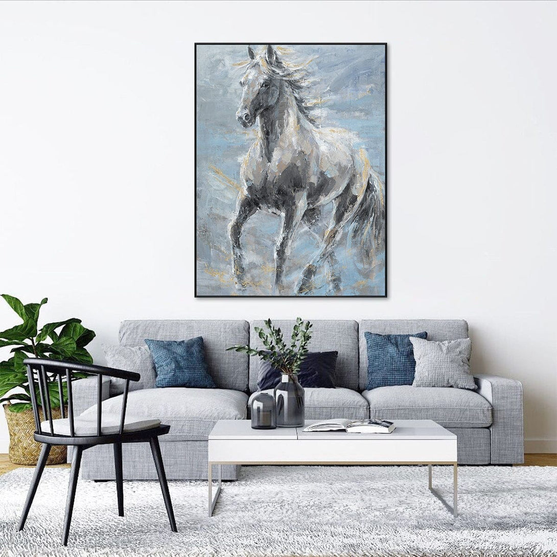 Chasing Wind – Running Horse Abstract#L0523 Painting artwepaint 