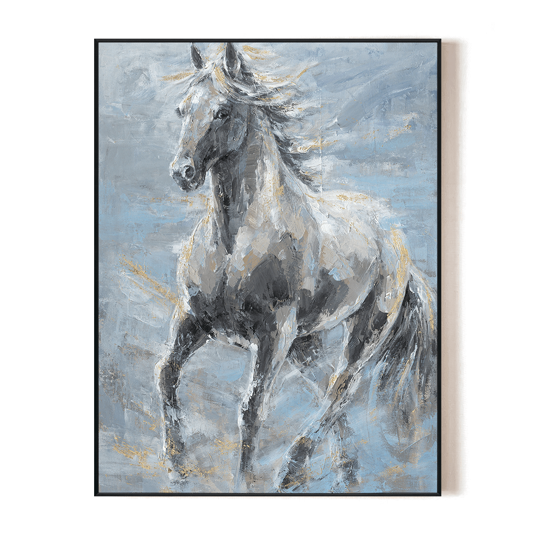 Chasing Wind – Running Horse Abstract#L0523 Painting artwepaint 