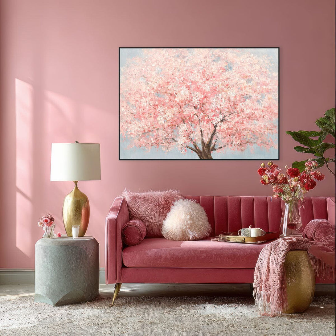 Cherry Blossom Realm - Pink Tree#M3734 Painting artwepaint 
