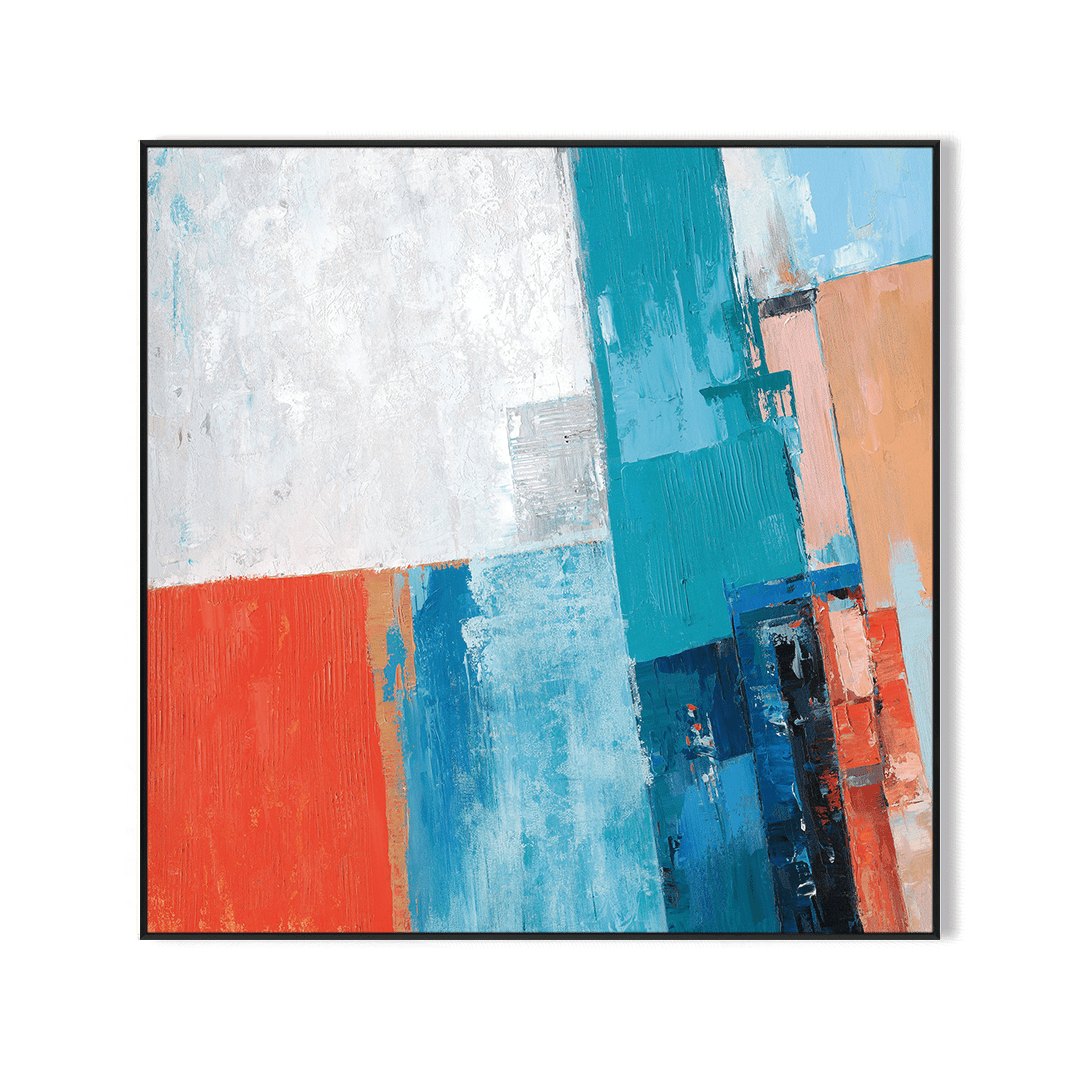 Chromatic Edge-Abstract Geometry #I2520 Painting artwepaint 