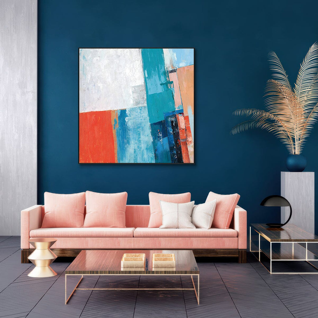 Chromatic Edge-Abstract Geometry #I2520 Painting artwepaint 