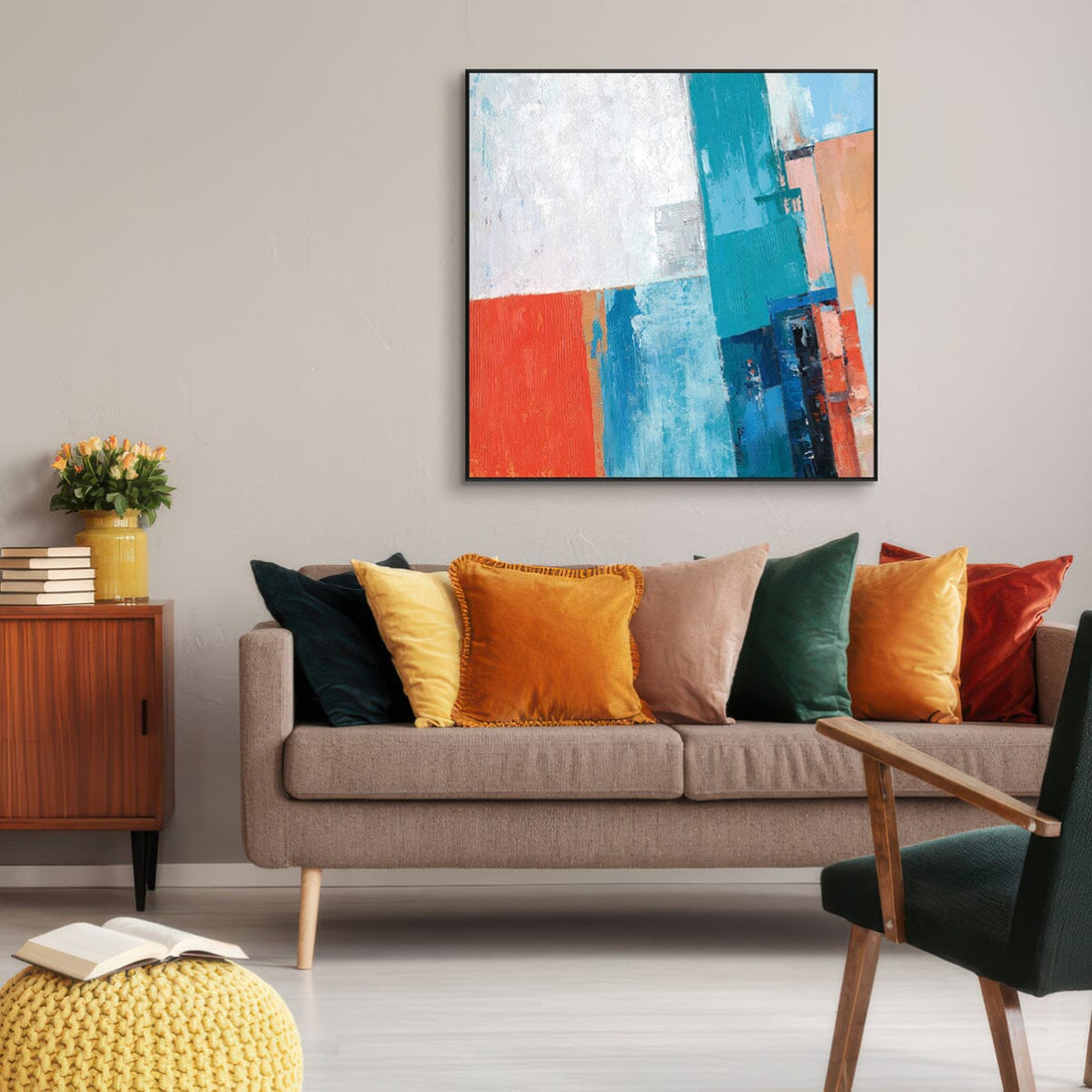 Chromatic Edge-Abstract Geometry #I2520 Painting artwepaint 