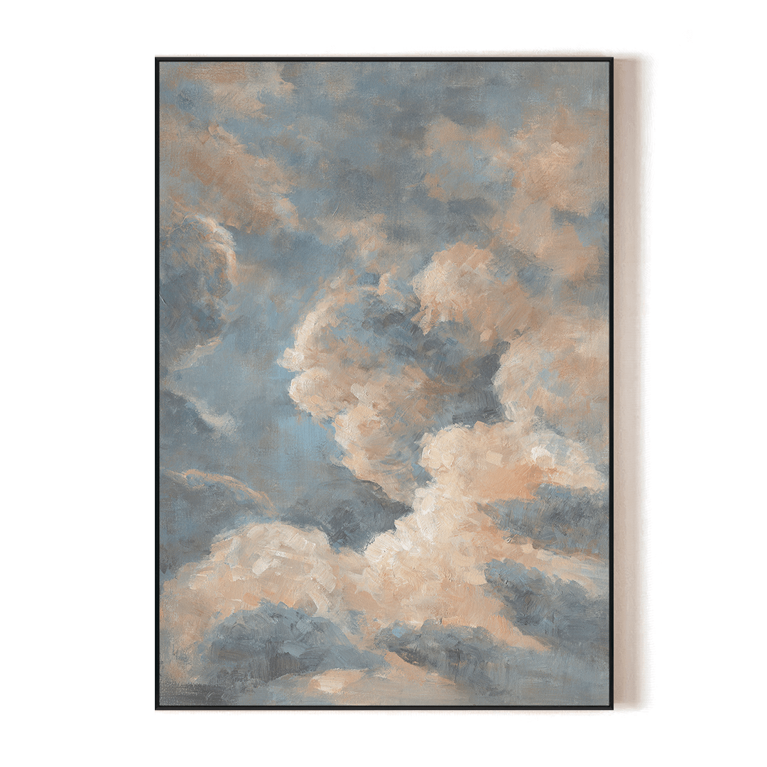 Cloud Reverie - Gentle Sky Abstract #J3747 Painting artwepaint 