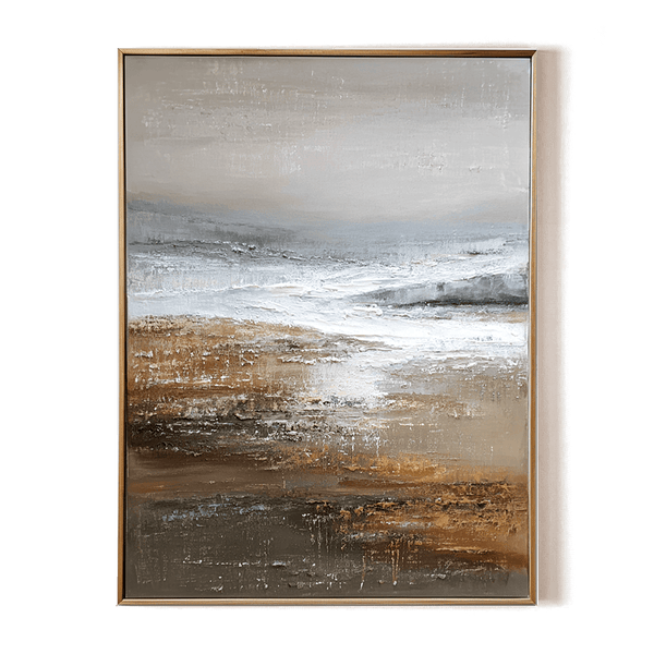Coastal Drift – Abstract Seascape Painting #45 Painting artwepaint 