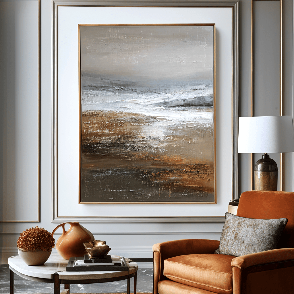 Coastal Drift – Abstract Seascape Painting #45 Painting artwepaint 