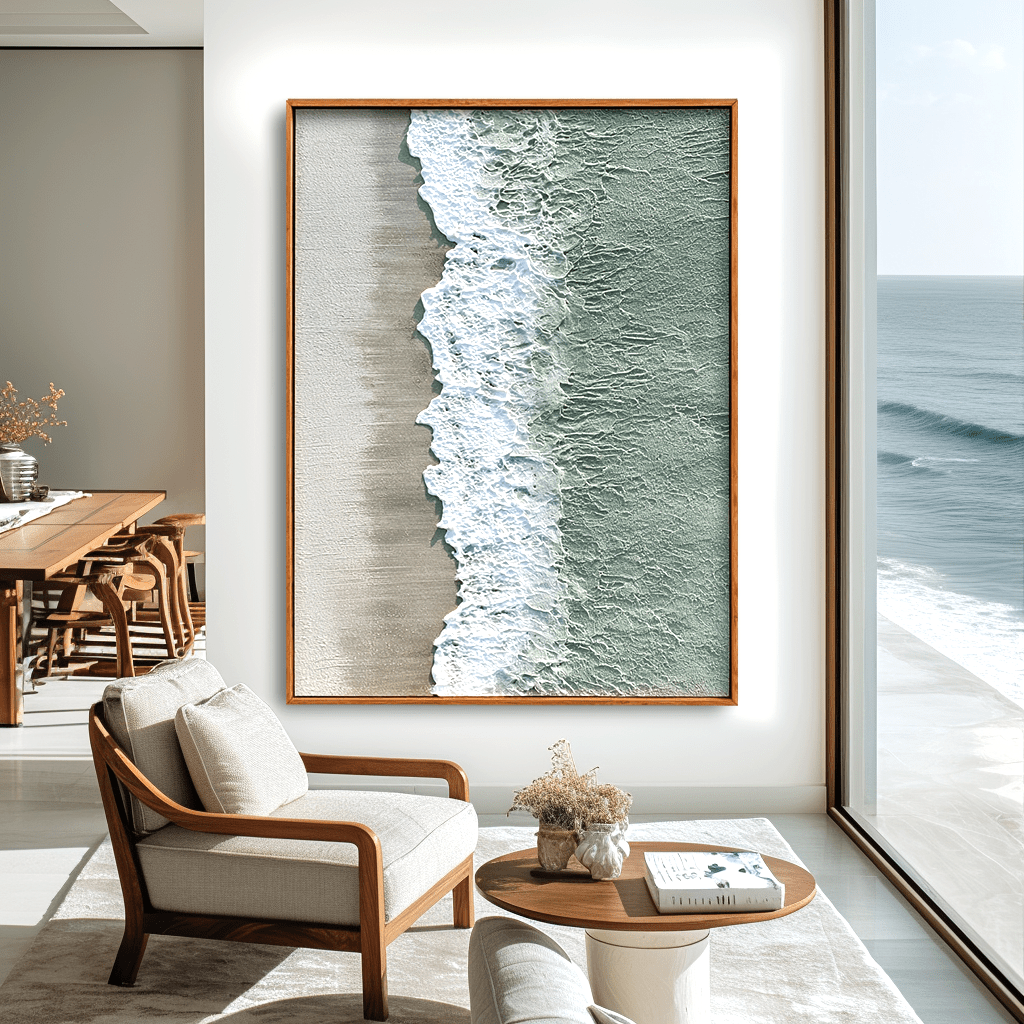 Coastal Serenity Seascape Painting #93002 Painting artwepaint 