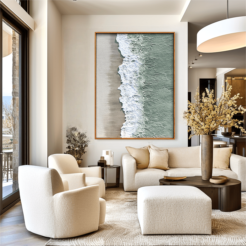 Coastal Serenity Seascape Painting #93002 Painting artwepaint 