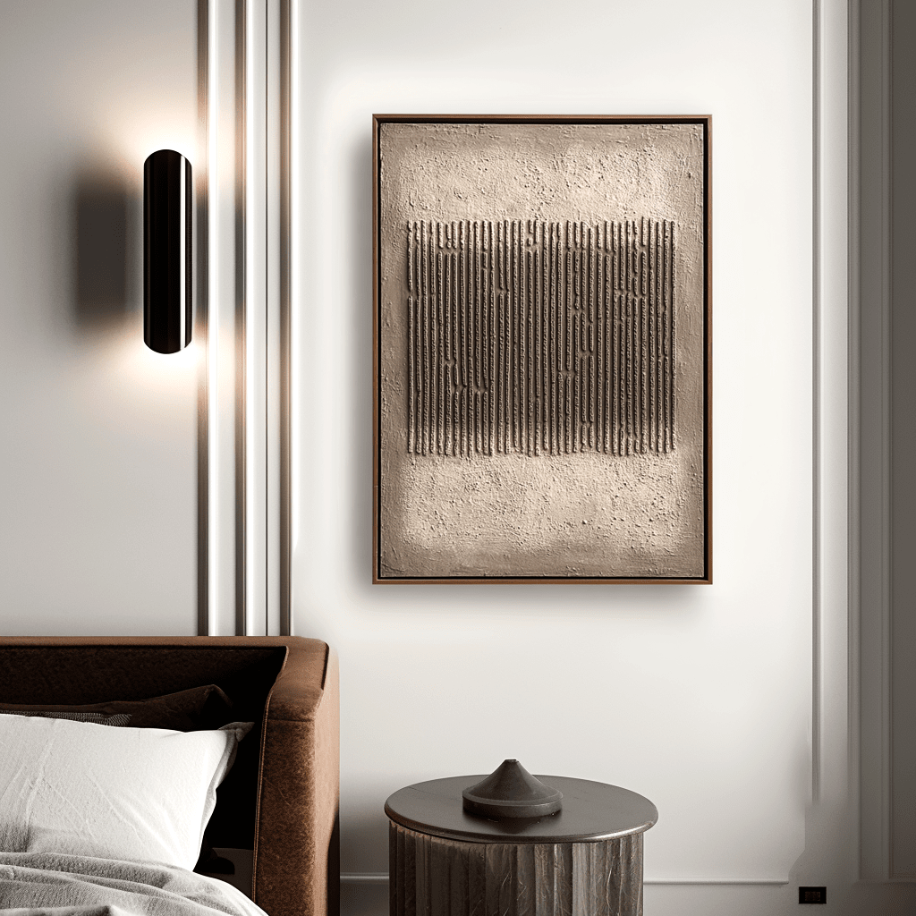 Code Lines – Minimal Relief Painting #awp93 Painting artwepaint 