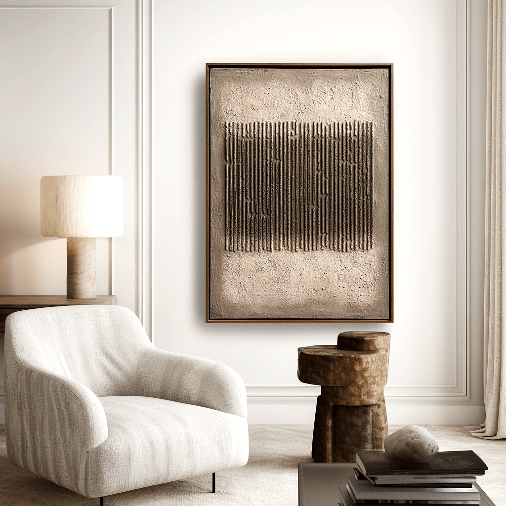 Code Lines – Minimal Relief Painting #awp93 Painting artwepaint 