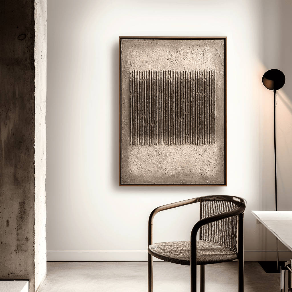 Code Lines – Minimal Relief Painting #awp93 Painting artwepaint 