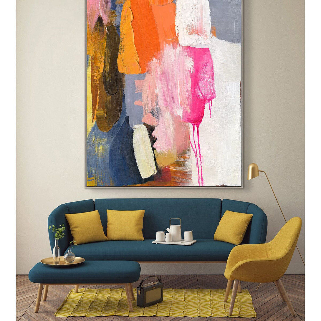 Color Cascade-Bright Abstract Painting #P2687 Painting artwepaint 
