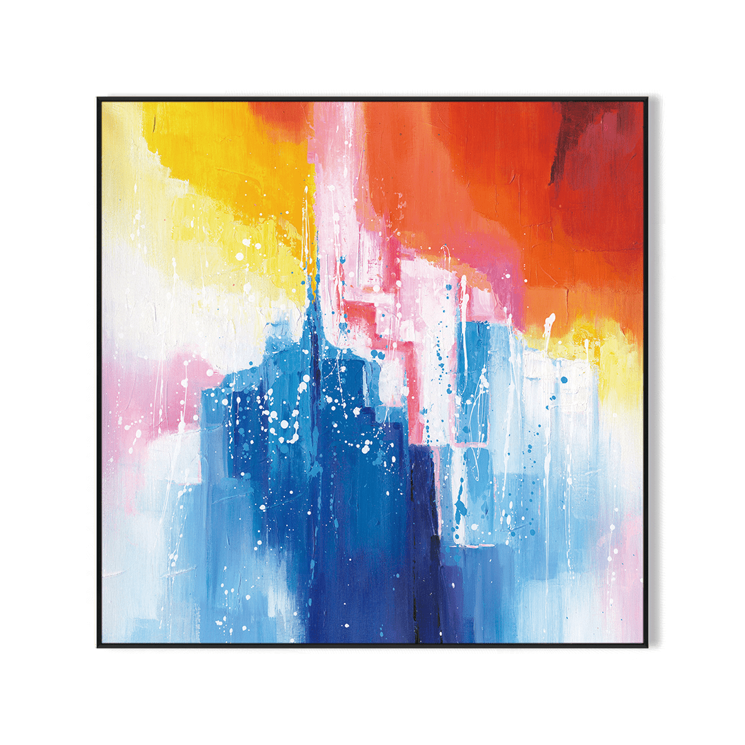 Color Symphony-Bright Abstract Painting #J4138 Painting artwepaint 