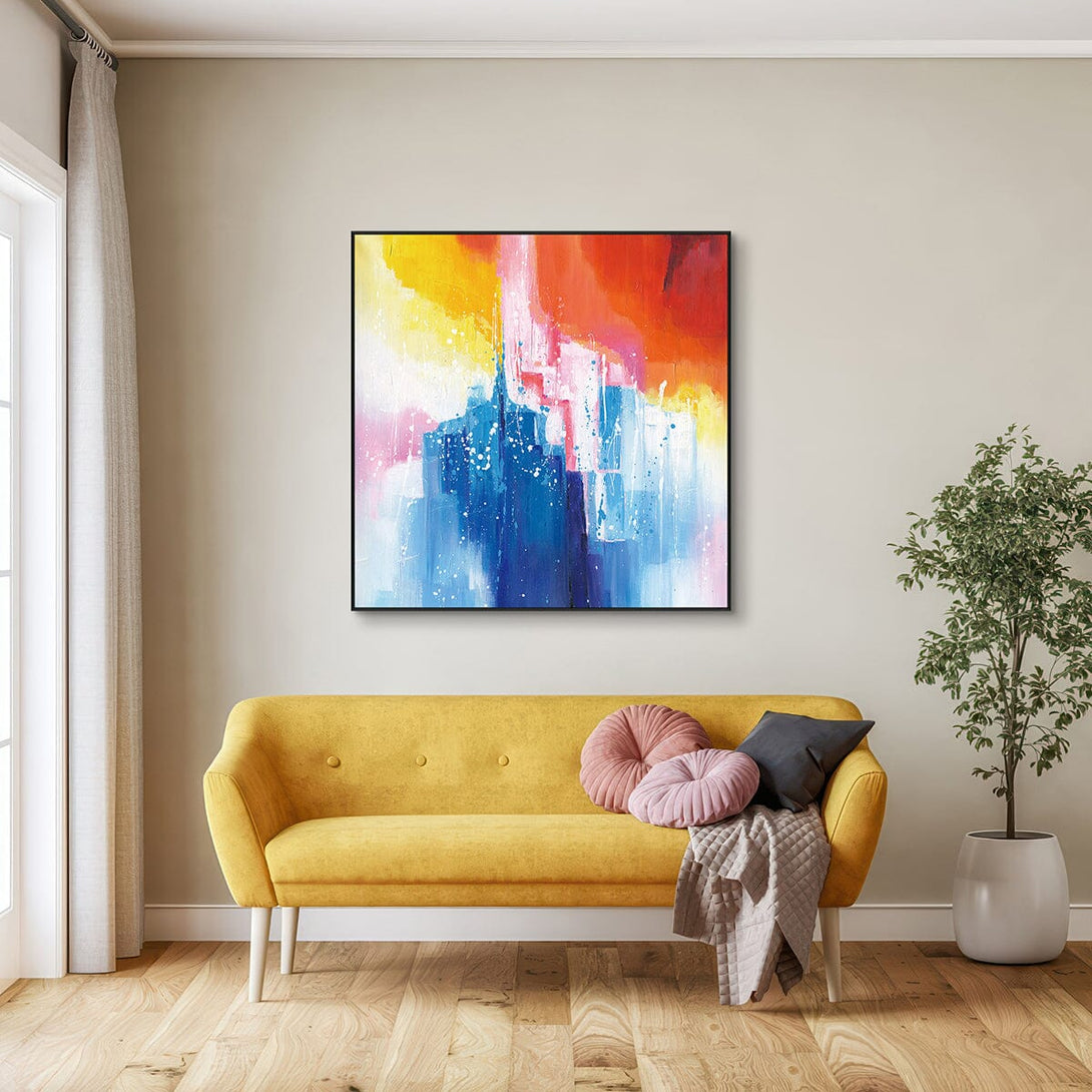 Color Symphony-Bright Abstract Painting #J4138 Painting artwepaint 