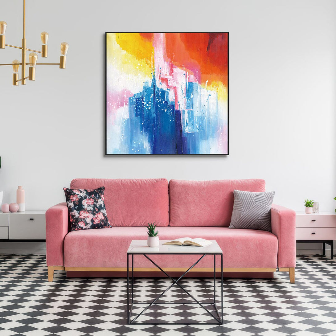 Color Symphony-Bright Abstract Painting #J4138 Painting artwepaint 