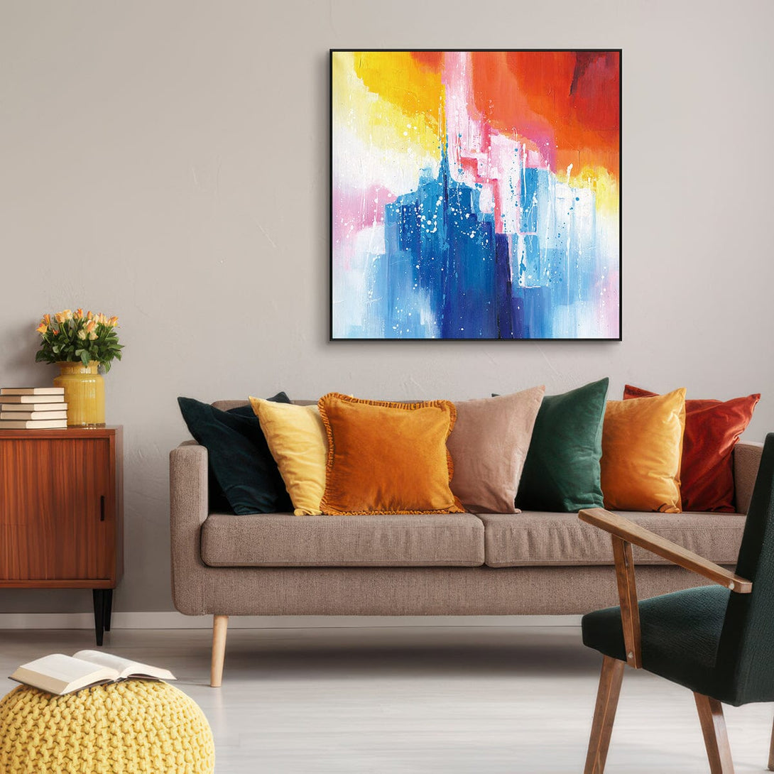 Color Symphony-Bright Abstract Painting #J4138 Painting artwepaint 