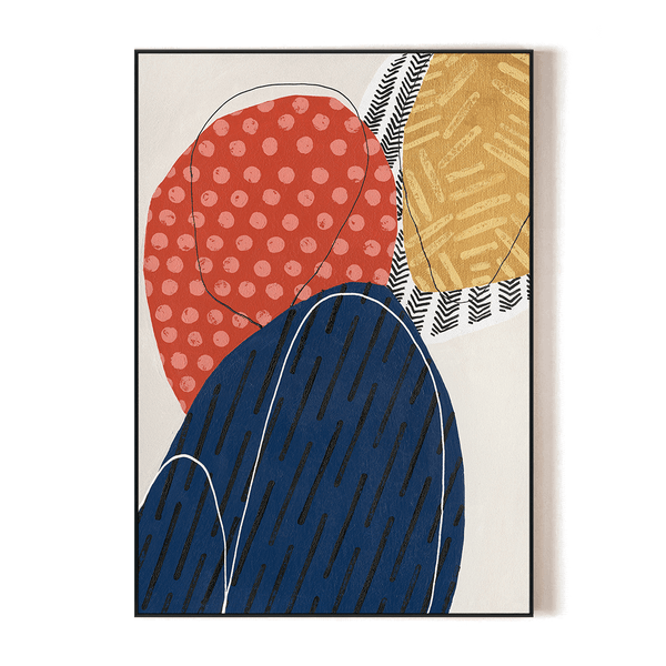 Color Symphony - Geometric Rhythm Abstract #J2015 Painting artwepaint 