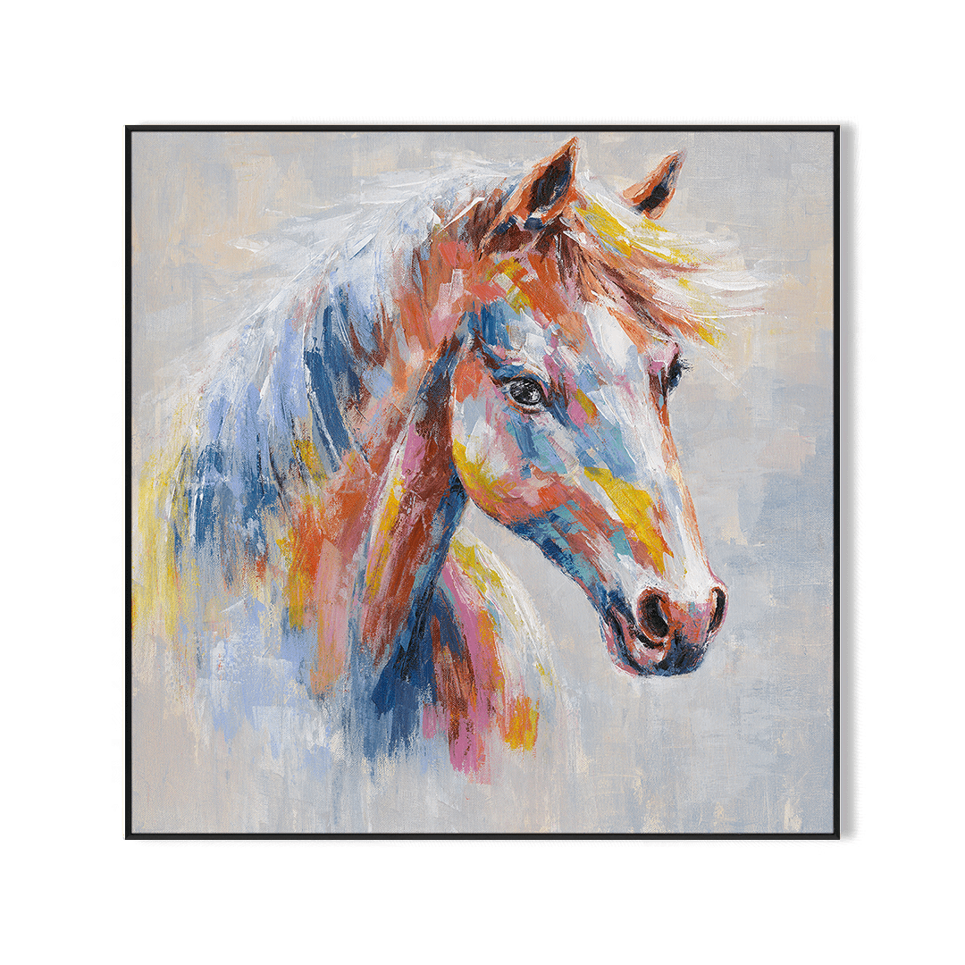 Colorful Horse - Multicolor Expressive Animal Painting #M0621 Painting artwepaint 