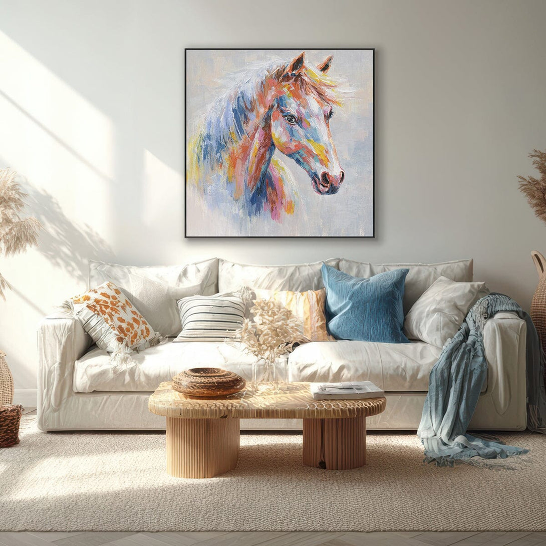 Colorful Horse - Multicolor Expressive Animal Painting #M0621 Painting artwepaint 