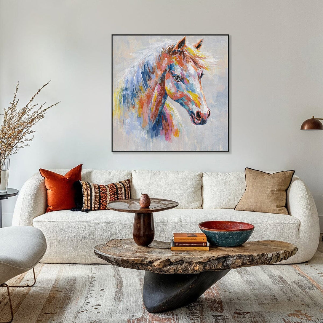 Colorful Horse - Multicolor Expressive Animal Painting #M0621 Painting artwepaint 