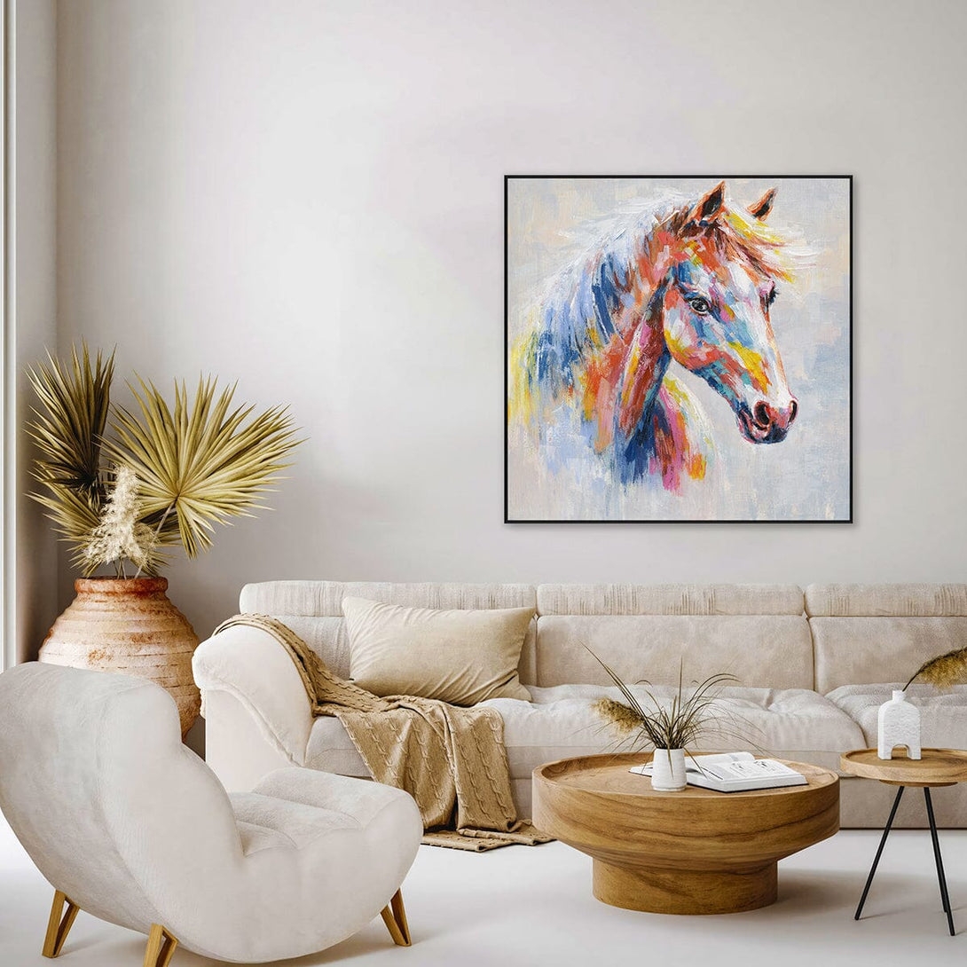 Colorful Horse - Multicolor Expressive Animal Painting #M0621 Painting artwepaint 