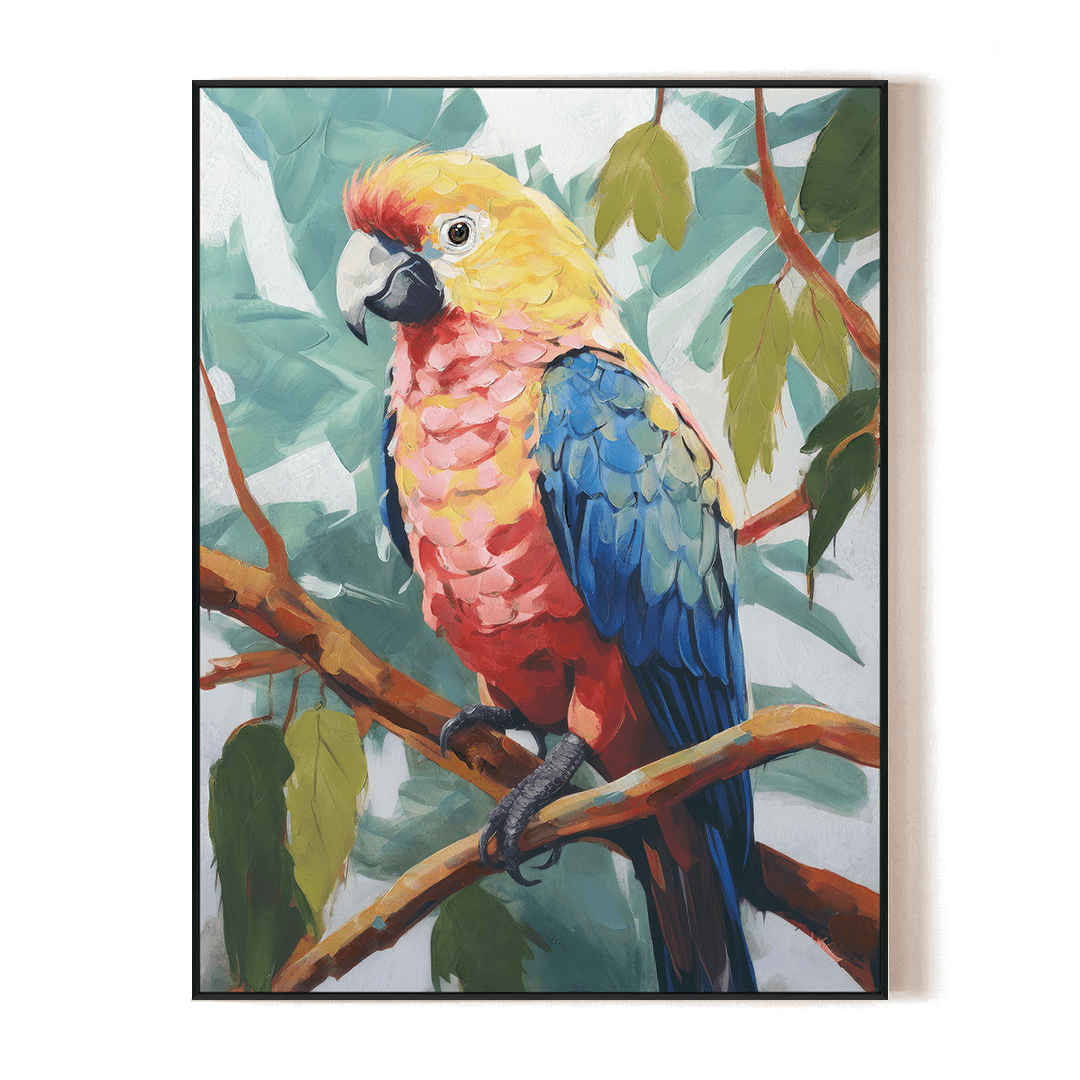 Colorful Macaw - Multicolor Tropical Animal Painting #M2647 Painting artwepaint 