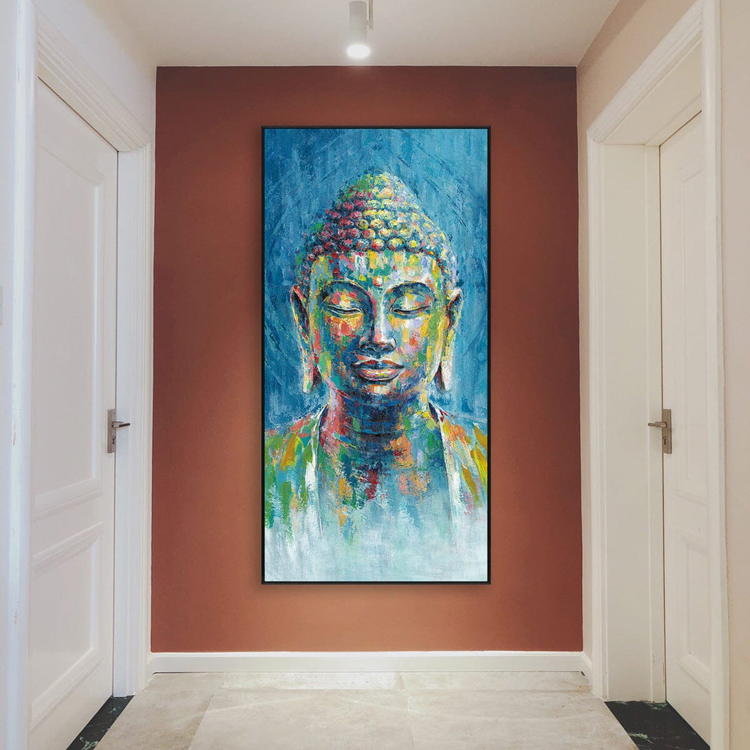 Colorful Serenity - Vibrant Buddha Painting#L0540 Painting artwepaint 