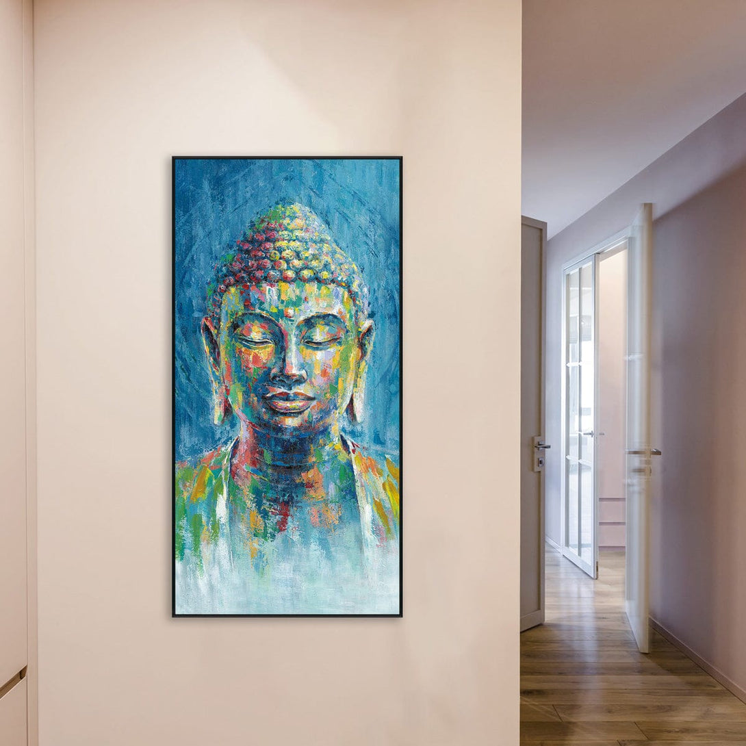 Colorful Serenity - Vibrant Buddha Painting#L0540 Painting artwepaint 