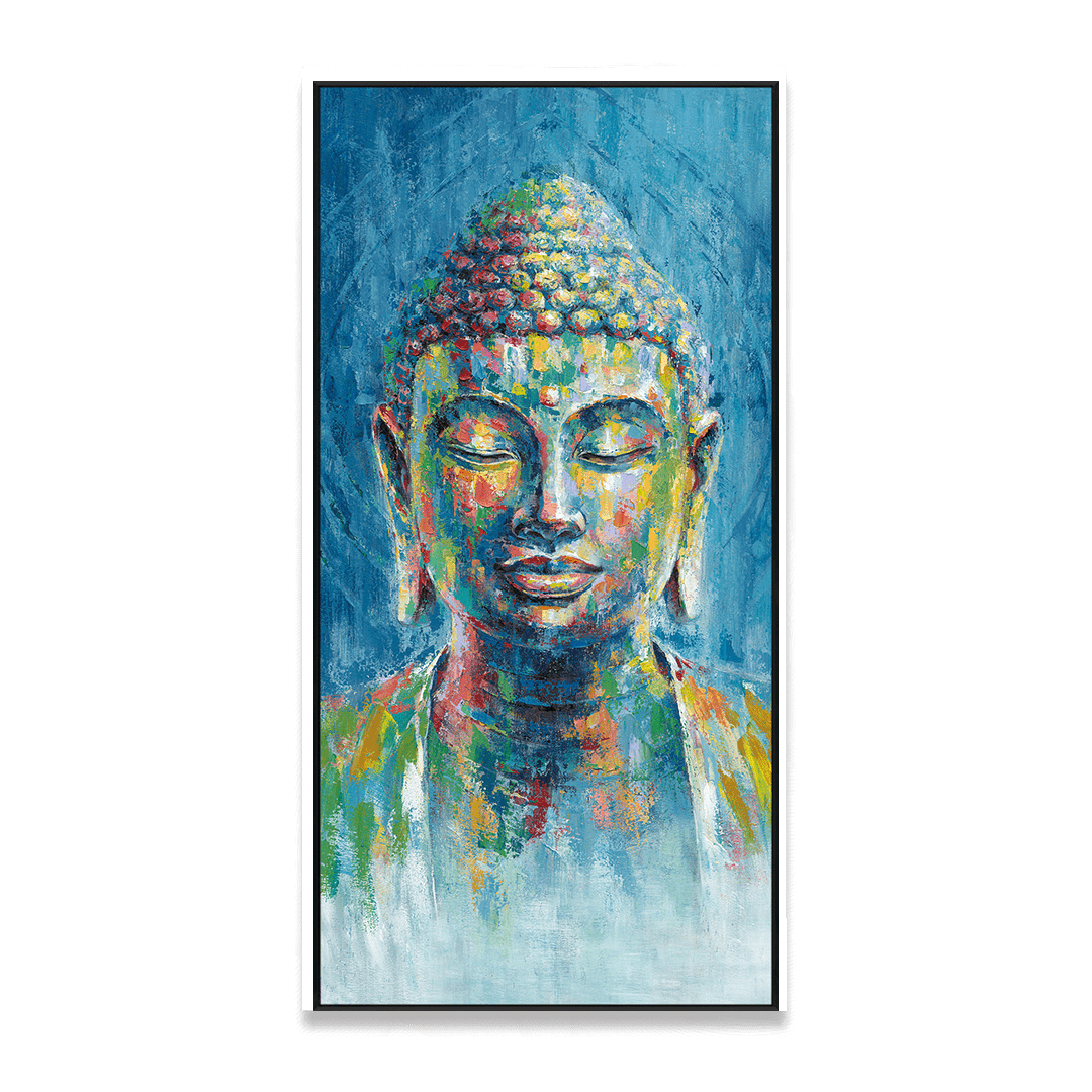 Colorful Serenity - Vibrant Buddha Painting#L0540 Painting artwepaint 