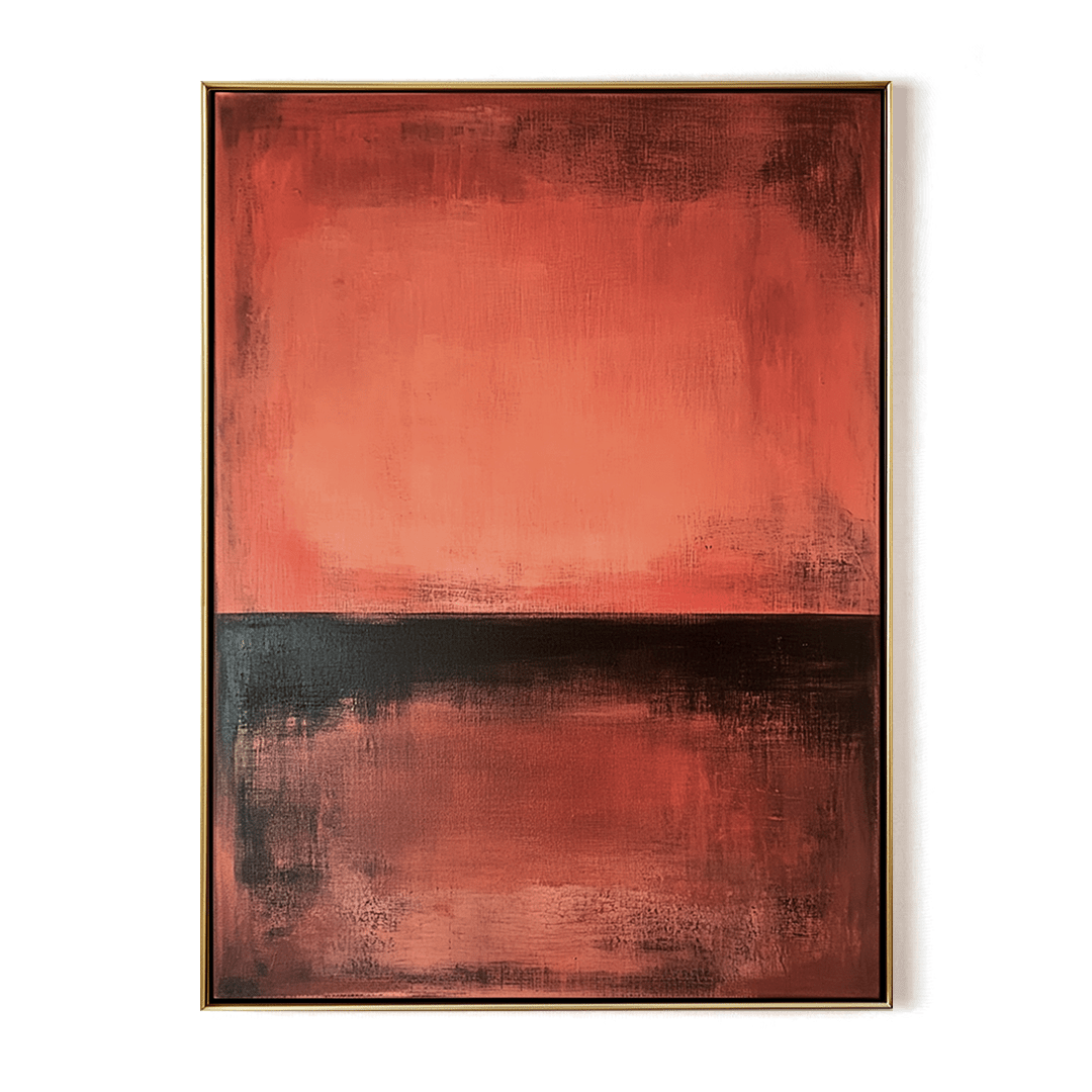 Crimson Divide – Abstract Red Painting #10 Painting artwepaint 