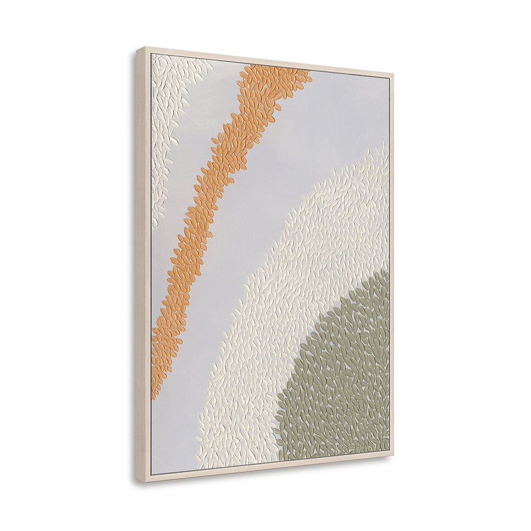 Curved Leaves-Textured Minimalist Painting #MM4637 Painting artwepaint 