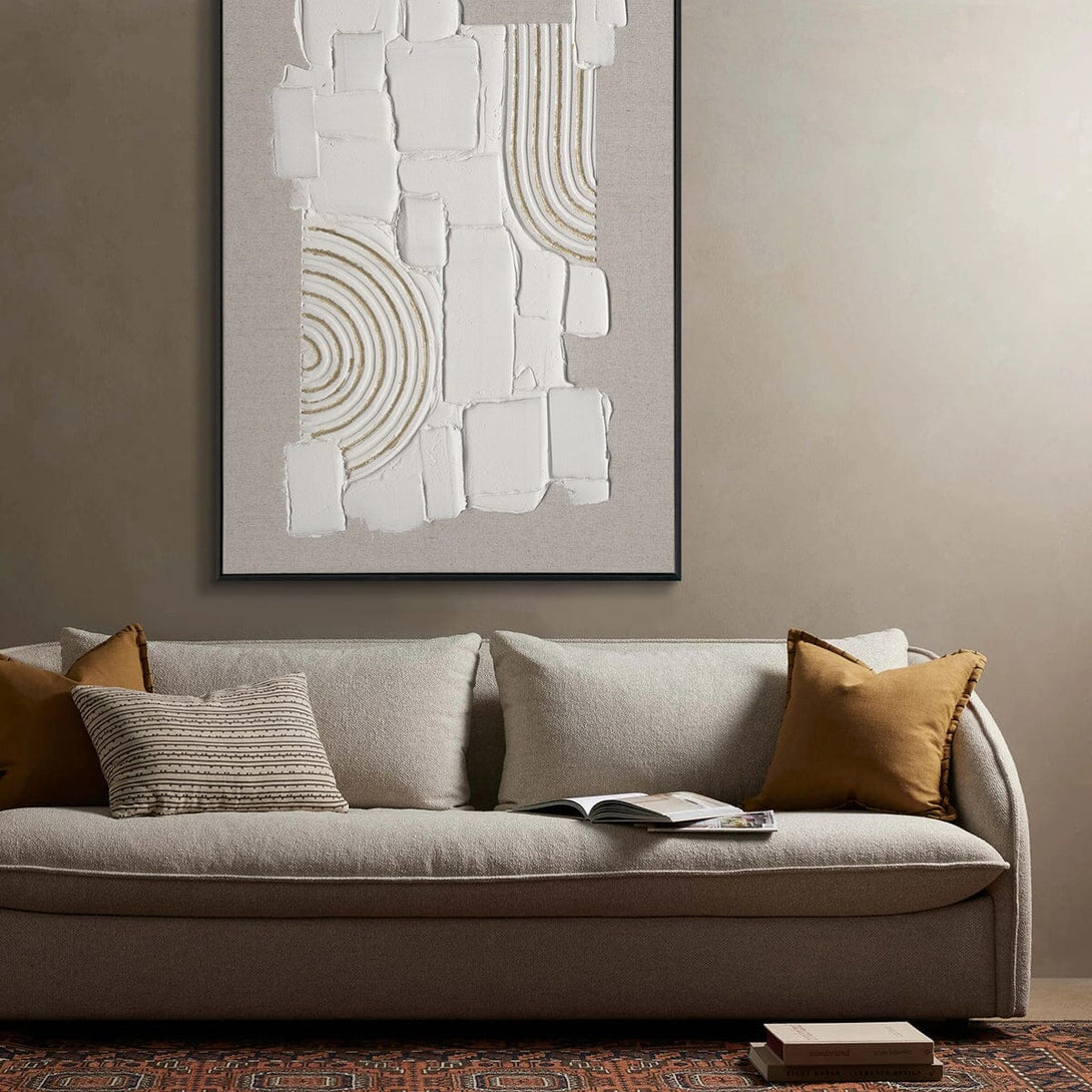 Curved Texture - Modern Geometric Abstract#M2616 Painting artwepaint 