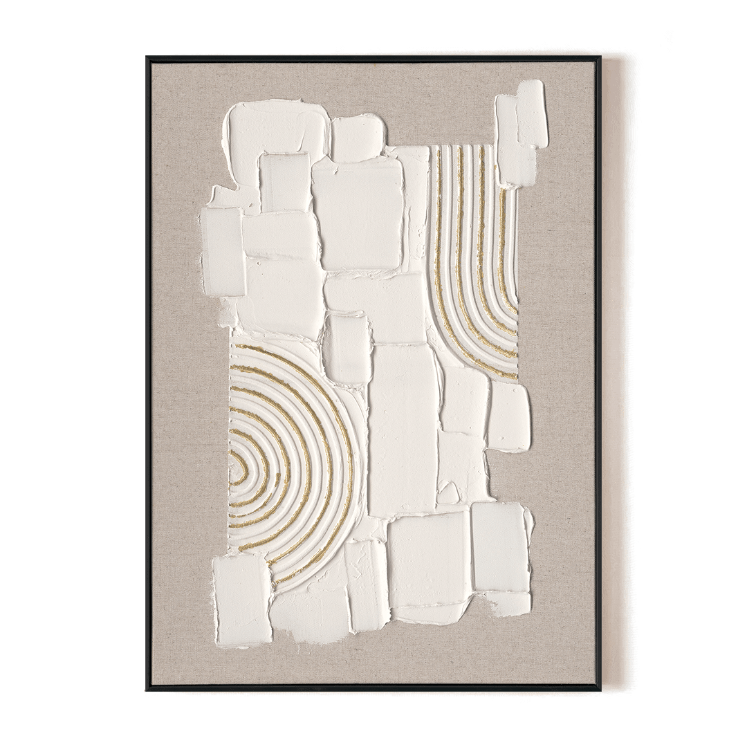 Curved Texture - Modern Geometric Abstract#M2616 Painting artwepaint 