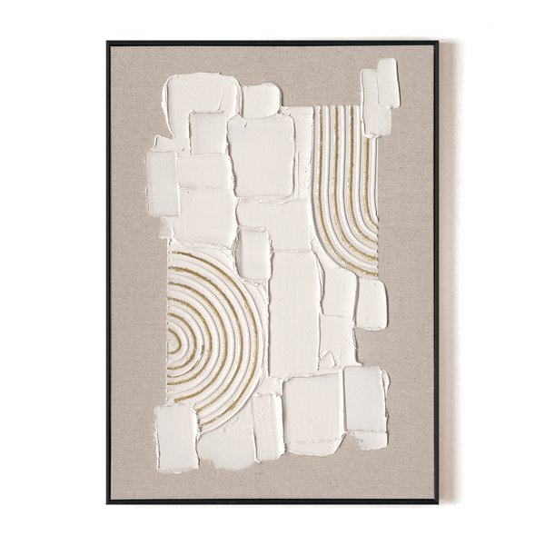 Curved Texture - Modern Geometric Abstract#M2616 Painting artwepaint 