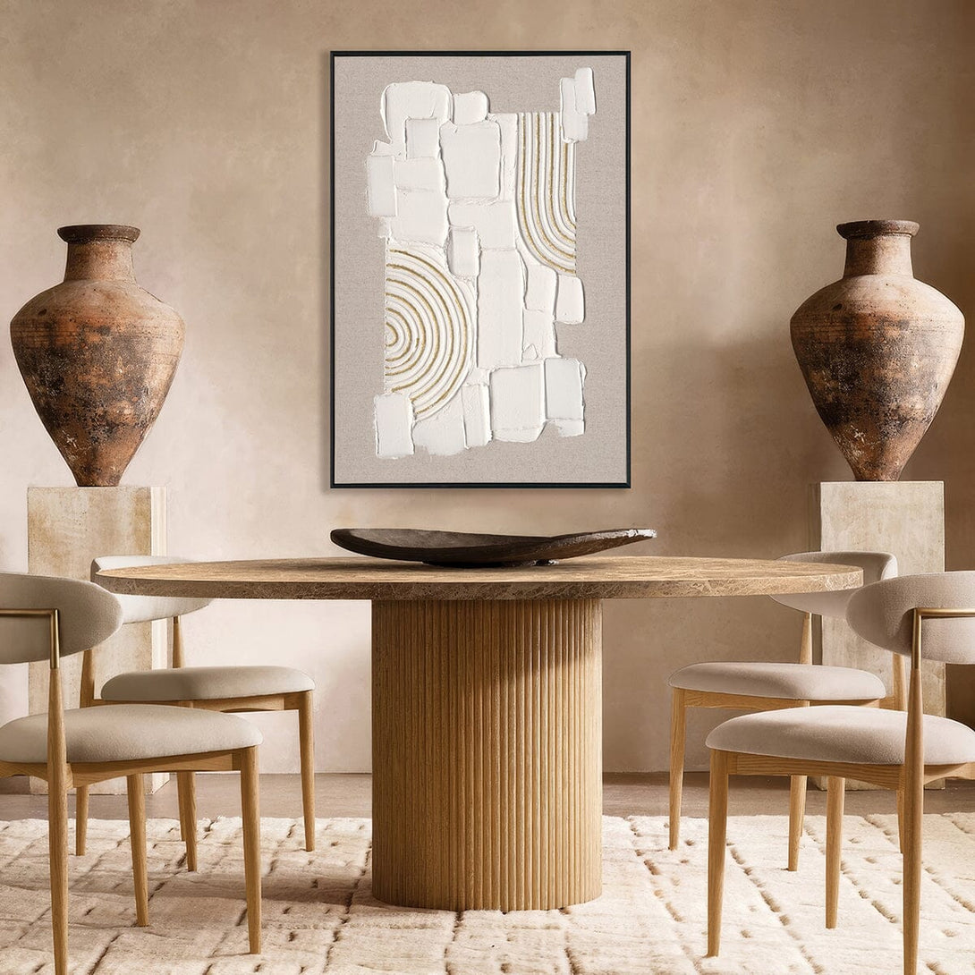 Curved Texture - Modern Geometric Abstract#M2616 Painting artwepaint 