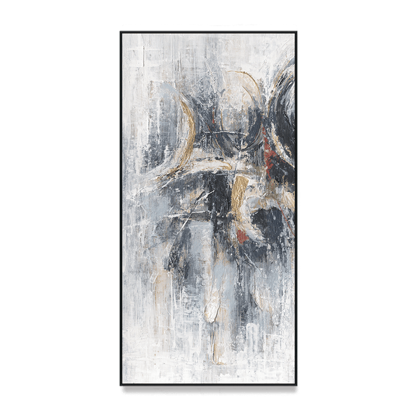 Dance of Light - Gold Foil Textured Abstract#M0710 Painting artwepaint 