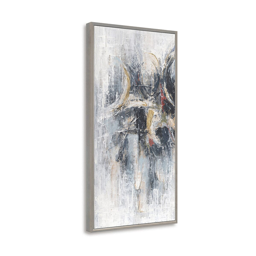 Dance of Light - Gold Foil Textured Abstract#M0710 Painting artwepaint 