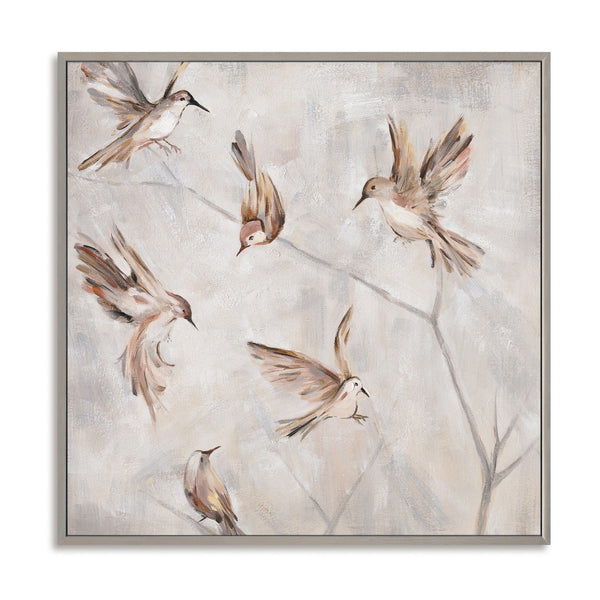 Dancing Poetry - Brown Bird Painting #M3584 Painting artwepaint 