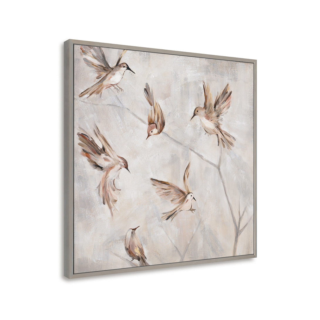 Dancing Poetry - Brown Bird Painting #M3584 Painting artwepaint 