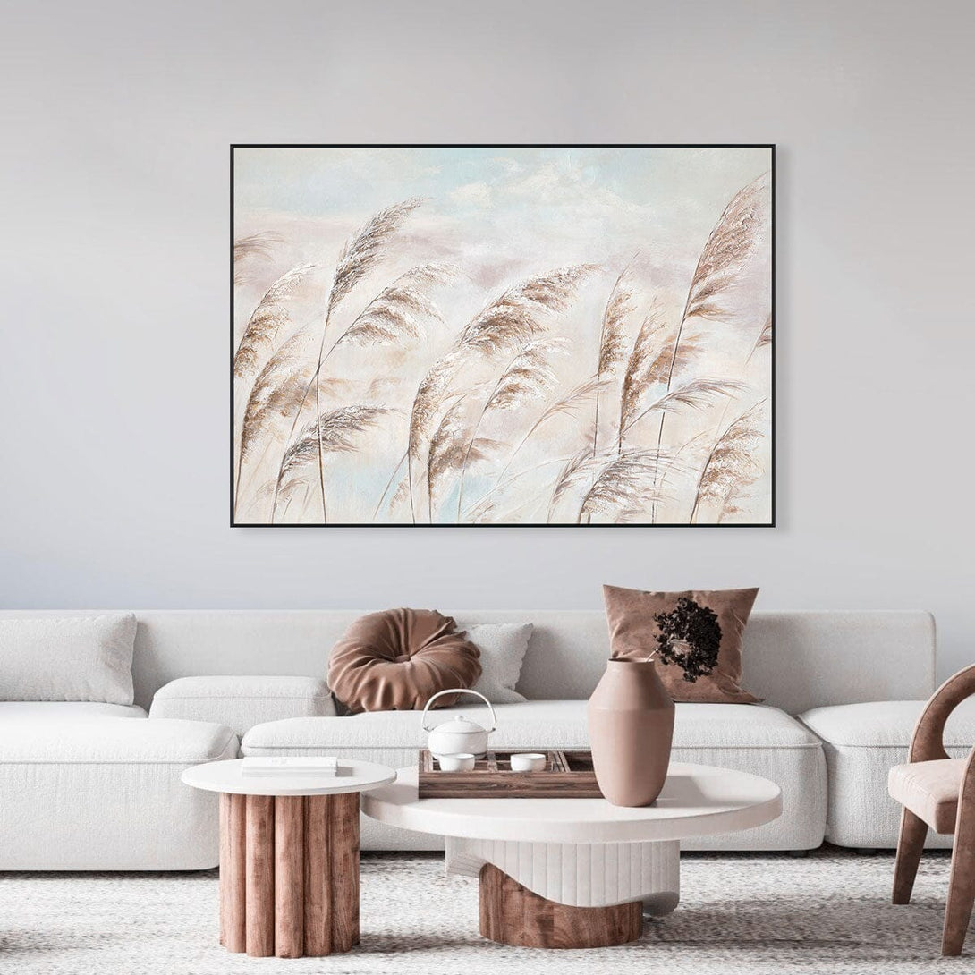 Dancing Reeds - Large Nature Wall Painting#L3542 Painting artwepaint 