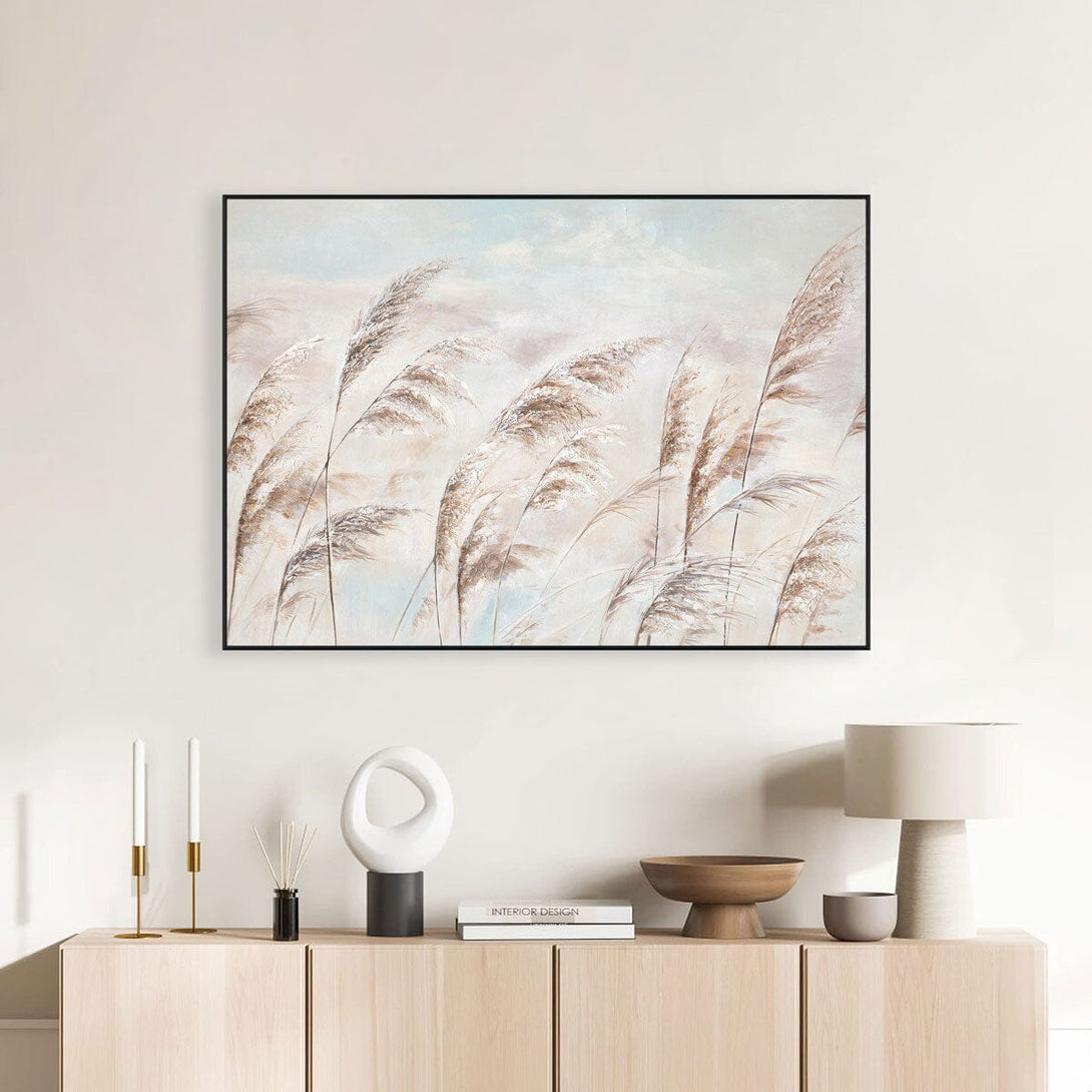 Dancing Reeds - Large Nature Wall Painting#L3542 Painting artwepaint 