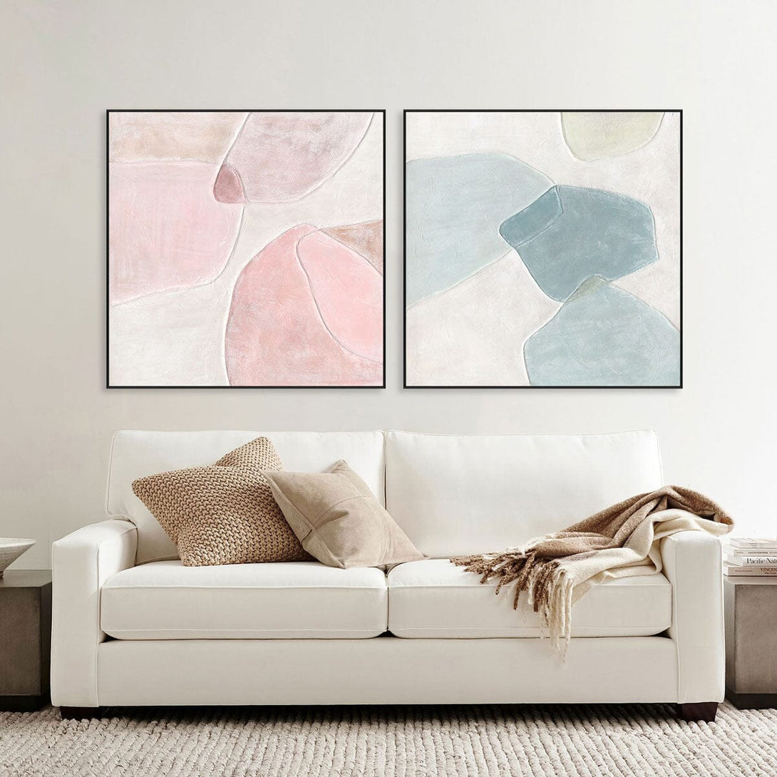 Dawn Blush-Pink Abstract Painting#M4715 Painting artwepaint 