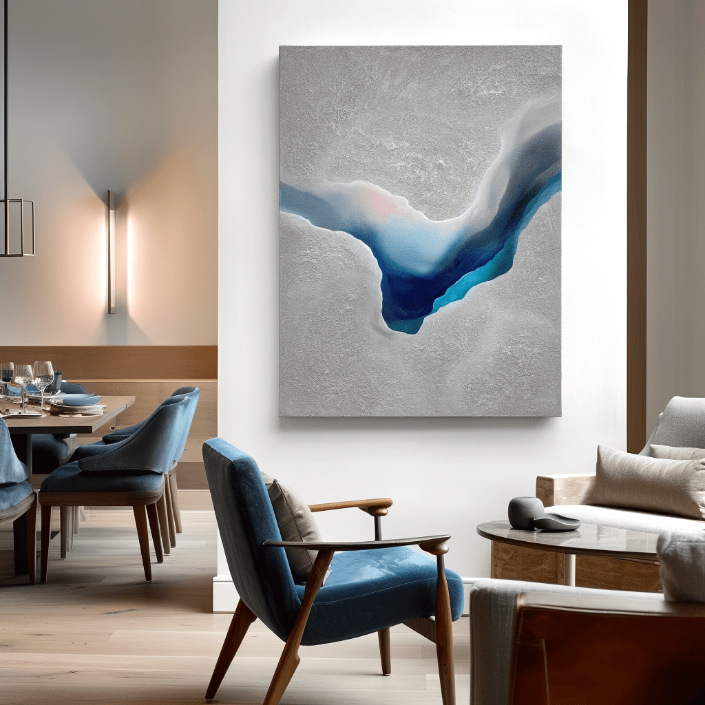 Deep Current – Blue Abstract Geode Painting #awp46 Painting artwepaint 