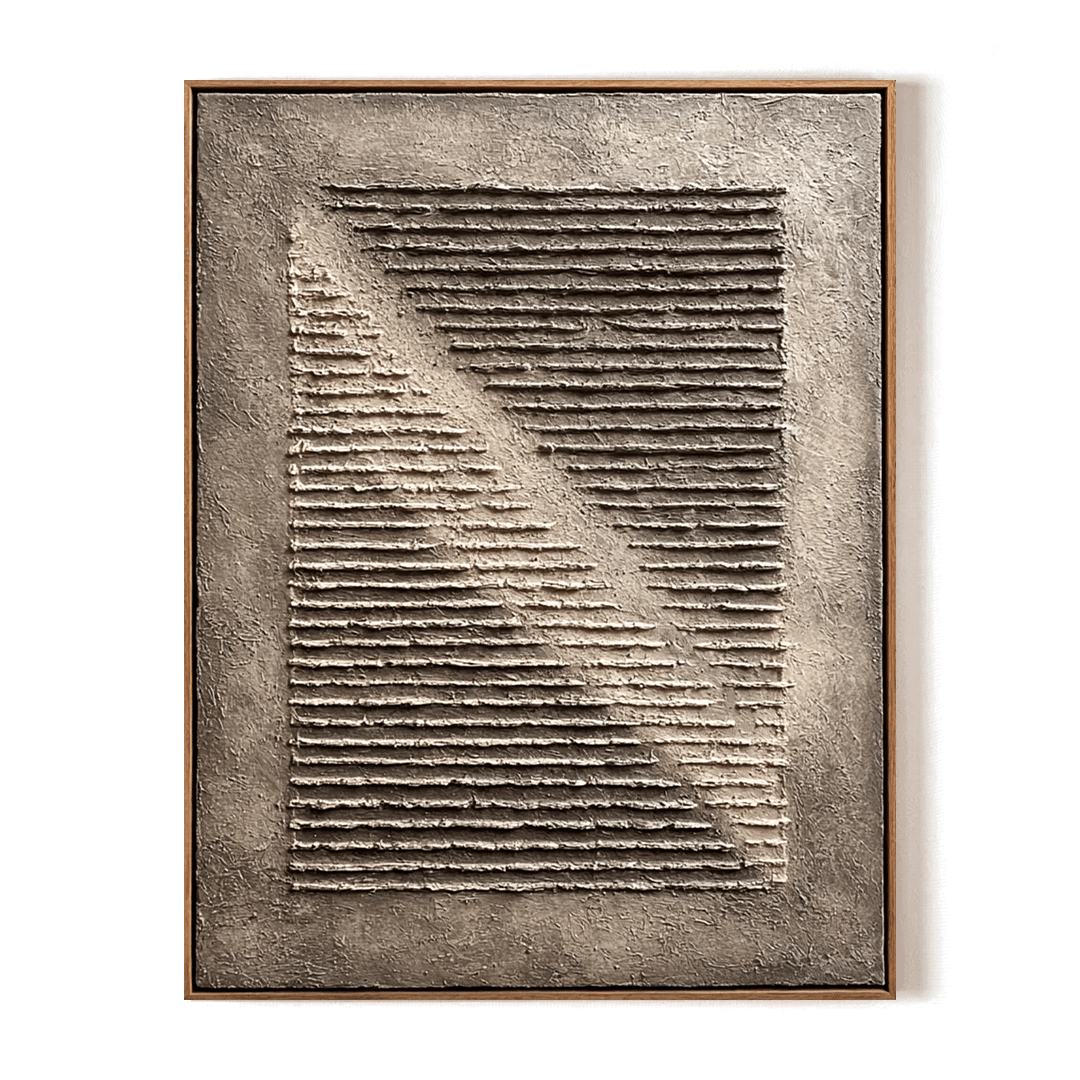 Diagonal Ridge – Neutral Relief Painting #awp89 Painting artwepaint 