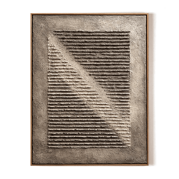 Diagonal Ridge – Neutral Relief Painting #awp89 Painting artwepaint 