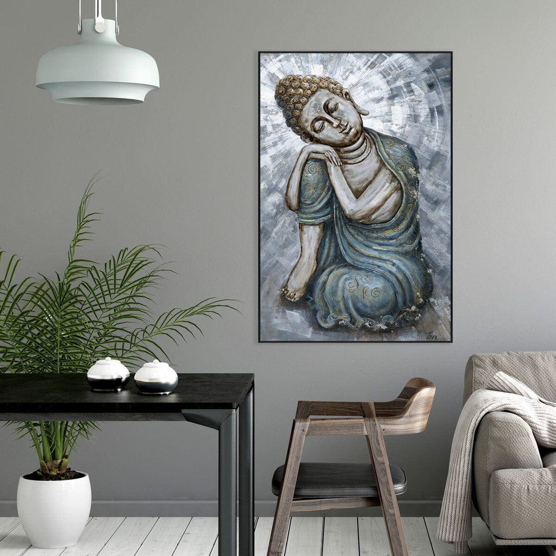 Dreaming Nirvana - Resting Buddha Art #H7612 Painting artwepaint 