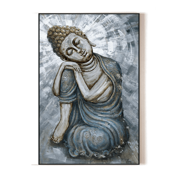 Dreaming Nirvana - Resting Buddha Art #H7612 Painting artwepaint 