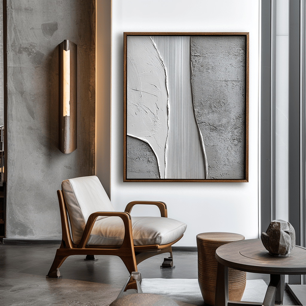 Drifted Lines – Neutral Textured Painting #awp104 Painting artwepaint 