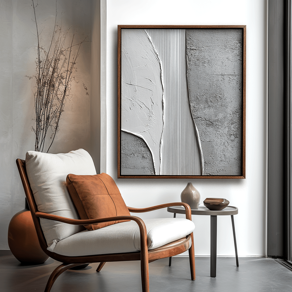 Drifted Lines – Neutral Textured Painting #awp104 Painting artwepaint 